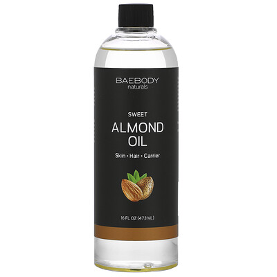 Baebody Sweet Almond Oil, 16 fl oz (473 ml)