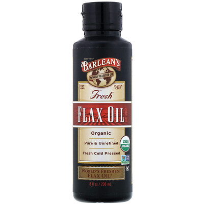 Barlean's Organic Fresh, Flax Oil, 8 fl oz (236 ml)