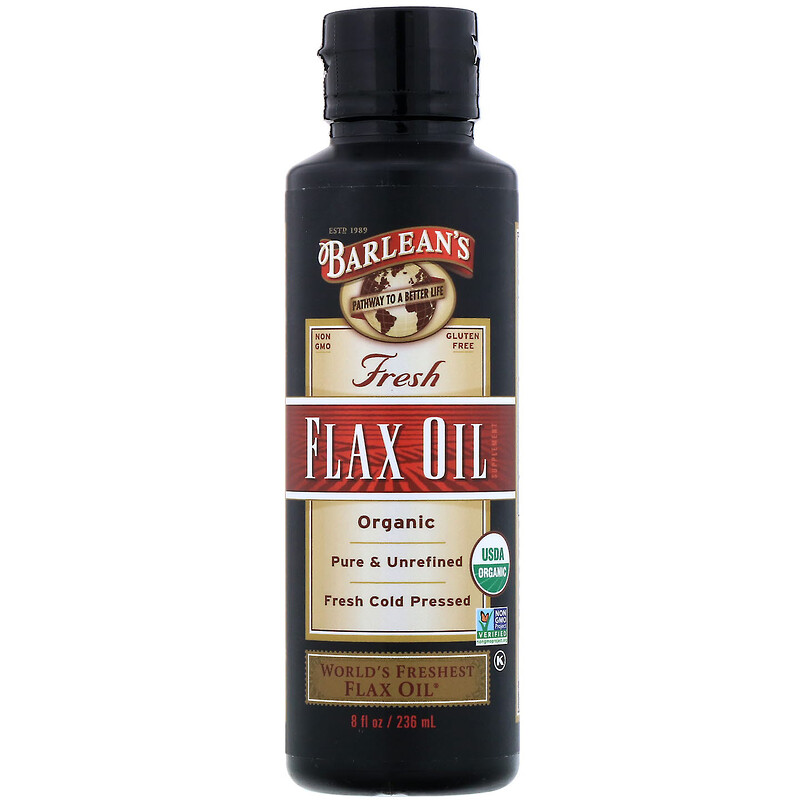 Barlean's, Organic Fresh, Flax Oil, 8 fl oz (236 ml) iHerb