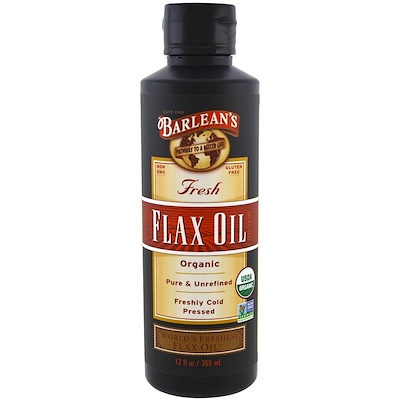 Barlean's Organic Fresh, Flax Oil, 12 fl oz (355 ml)