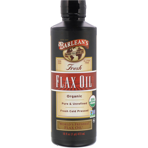 Barlean's, Organic Fresh, Flax Oil, 16 oz (473 ml)