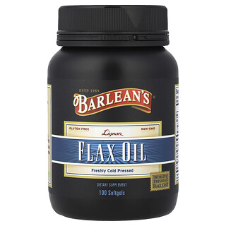 Barlean's, Lignan Flax Oil, 100 Softgels