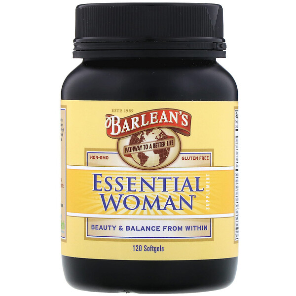 Barlean's, Essential Woman Supplement, 120 Softgels iHerb