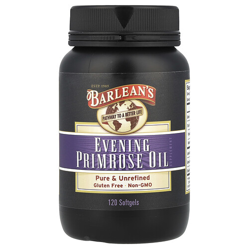 Barlean's Evening Primrose Oil 120 Softgels