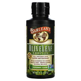 Barlean's, Olive Leaf Complex, Peppermint Flavor, 8 oz ( 227 g)