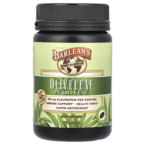 Barlean's Olive Leaf Complex, 120 Softgels