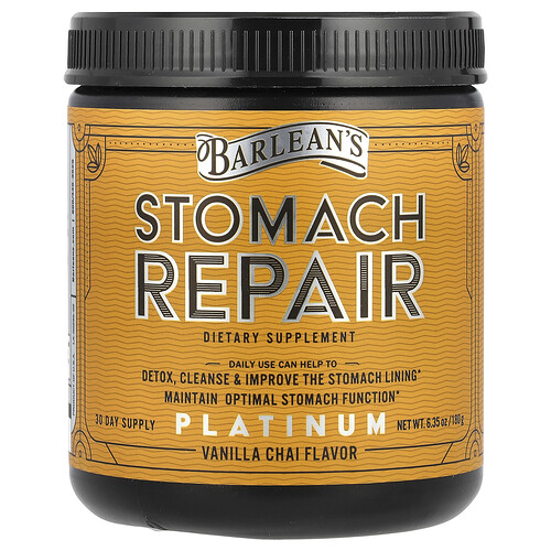 Barlean's Stomach Repair, Vanilla Chai , 6.35 oz (180 g)