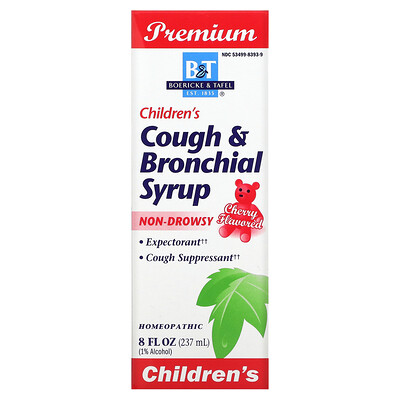 

Boericke & Tafel Premium Children's Cough & Bronchial Syrup Cherry 8 fl oz (237 mg)