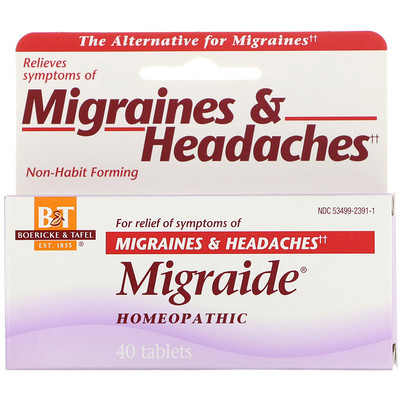 

Migraide, формула максимальной силы от головной боли 40 таблеток