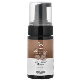 Beauty By Earth, Mousse Autobronzeadora, Média a Escura, 97,5 ml (3,3 fl oz)