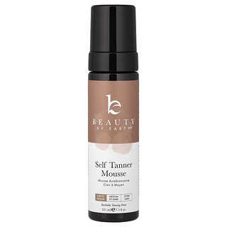 Beauty By Earth, Mousse autobronzante, Clair à moyen, 222 ml
