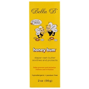 Bella B, Honey Bum, масло для удаления опрелостей, 2 унции (56 г)