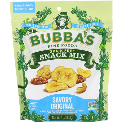 

Bubba's Fine Foods Смесь закусок, острая, 4 унц. (113 г)