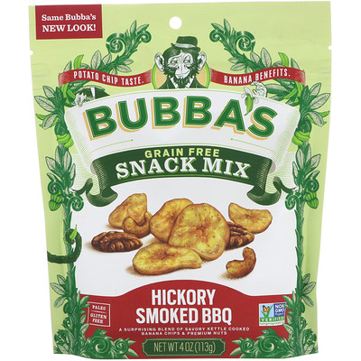 Bubba's Fine Foods Смесь закусок, копченый чипотле барбекю, 4 унции (113 г)