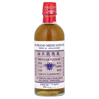 Bee Brand, Minyak Obat, Analgesik Topikal, 90 ml (3 ons cairan)