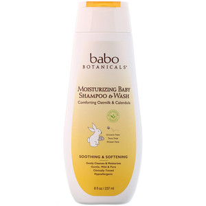 Отзывы о Бабо Ботаникалс, Moisturizing Baby Shampoo & Wash, Oatmilk & Calendula, 8 fl oz (237 ml)
