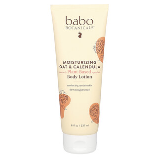 Babo Botanicals, Lozione idratante per il corpo, avena e calendula, 237 ml