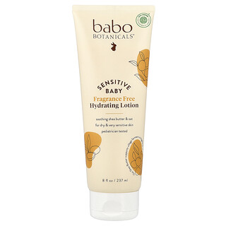 Babo Botanicals, Sensitive Baby, Хидратиращ лосион, без аромат, 8 течни унции (237 ml)