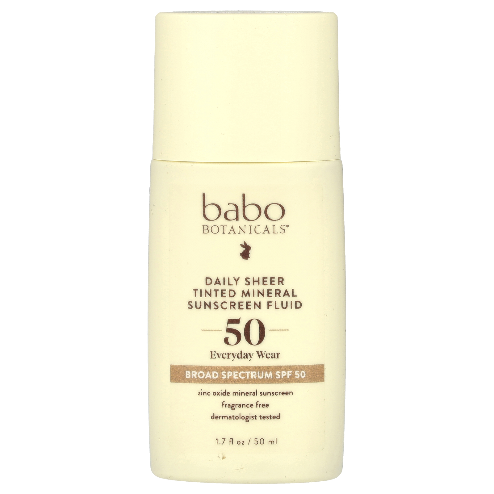 Daily Sheer Tinted Mineral Sunscreen Fluid SPF 50 Fragrance Free 17 fl oz 5090₽