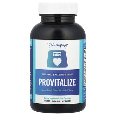 Product Image for BB Company, Provitalize, Everyday Synbiotic Formula with Botanical Extracts, 60 Capsules