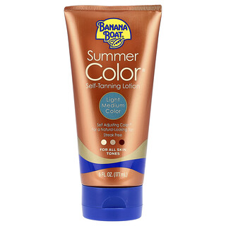Banana Boat, Summer Color®, Loção Autobronzeadora, Corante Médio Claro, 177 ml (6 fl oz)