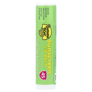 Banana Boat, 抗晒润唇膏，含芦荟和维生素 E，SPF 45，0.15 盎司（4.25 克）