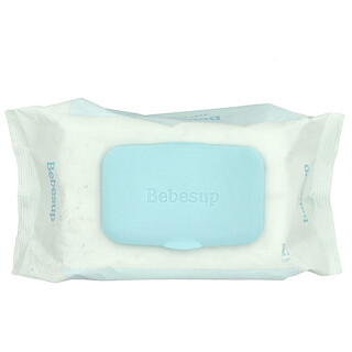 Bebesup, Lingettes pour bébé, Clair, 80 feuilles