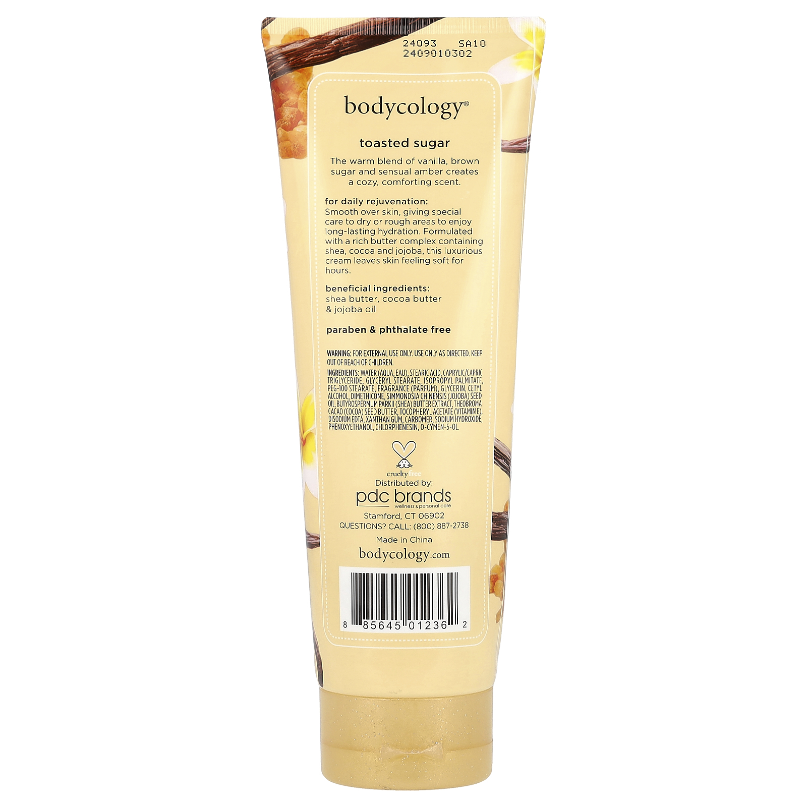 Crema corporal, azúcar tostada, 8 oz (227 g) - Imagen 2 de 2