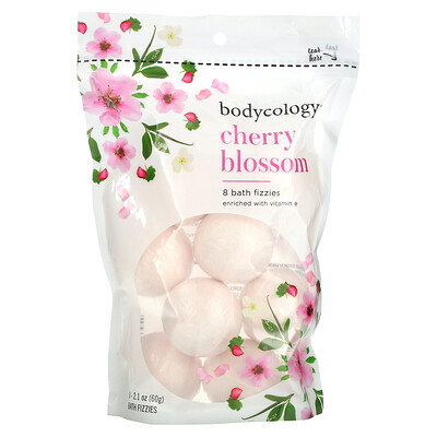 Купить Bodycology Cherry Blossom, 8 ароматизаторов для ванн, 60 г (2, 1 унции)