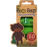 Beco Pets, Экологически безопасные пакеты для уборки за собакой, 60 биоразлагаемых пакетов, 4 рулона отзывы
