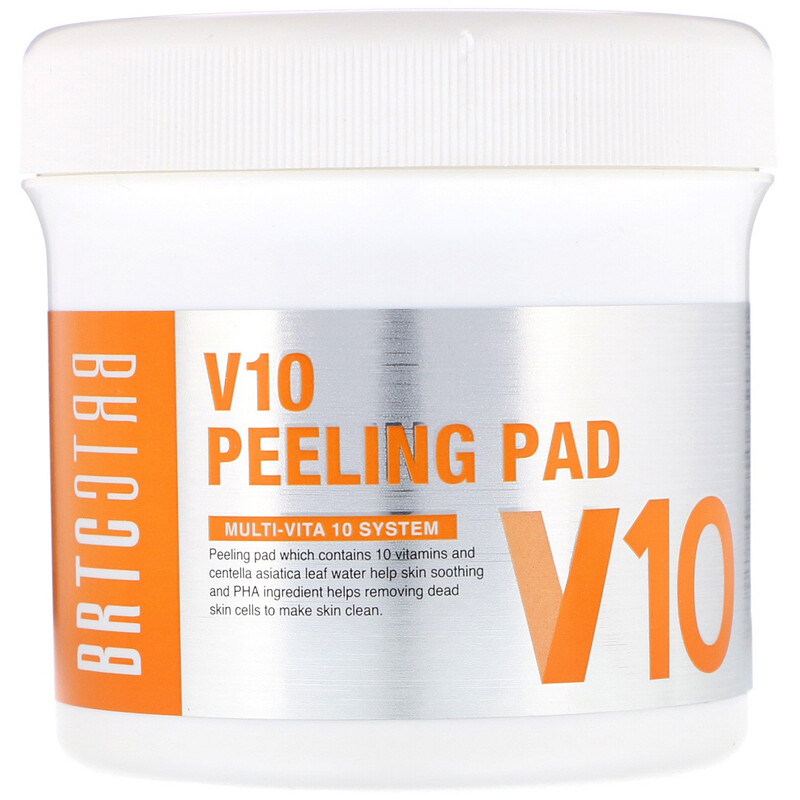BRTC, V10 Peeling Pad, 80 Pads, 150 ml - iHerb