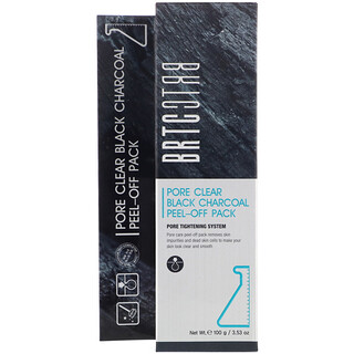 BRTC, Pore Clear Black Charcoal Peel-Off Pack, 3.53 oz (100 g)