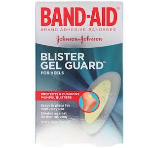 Отзывы о Бэнд Эйд, Adhesive Bandages, Blister Gel Guard For Heels, 6 Cushions