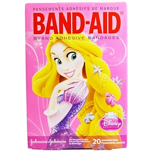 Отзывы о Бэнд Эйд, Adhesive Bandages, Disney Princess, 20 Assorted Sizes