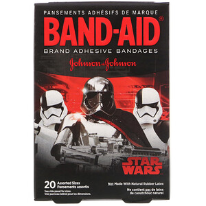 Отзывы о Бэнд Эйд, Adhesive Bandages, Star Wars, 20 Assorted Sizes