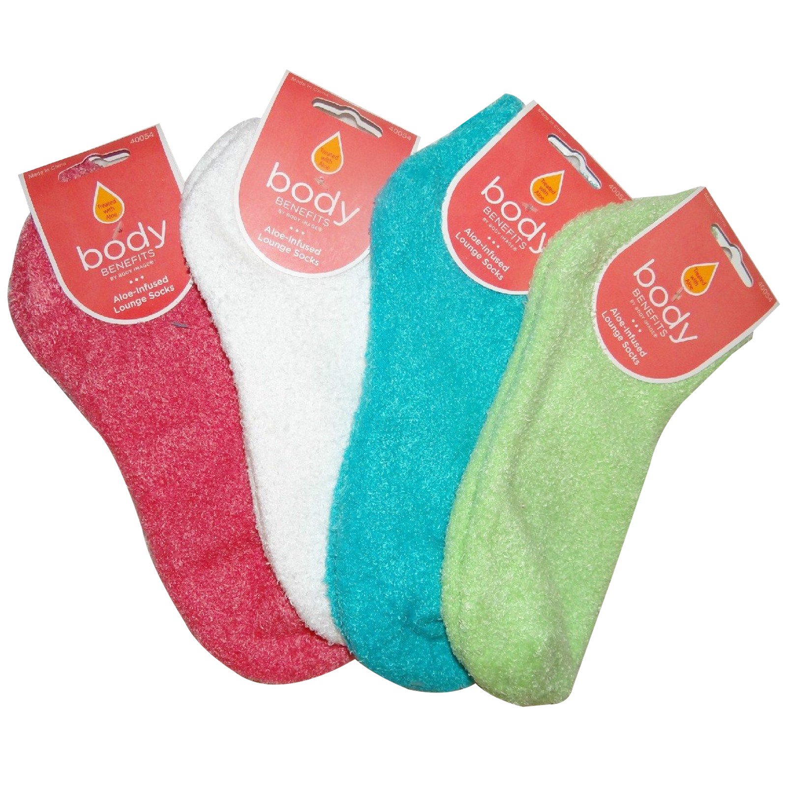 Body Benefits, By Body Image, Aloe-Infused Lounge Socks, 1 Pair - iHerb