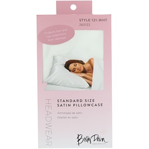 Отзывы о Betty Dain Creations, LLC, Headwear, Standard Size Satin Pillowcase, 1 Pillowcase