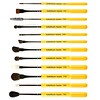 Bdellium Tools, Linha de Estúdio, Kit de Pincéis de Maquiagem para Olhos e Estojo, 12 pincéis