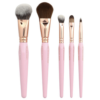 Bdellium Tools, 面部及眼部刷套装，5 件套