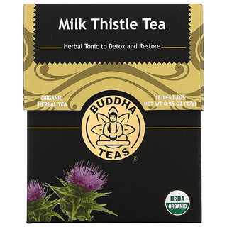 Buddha Teas, 有機草本茶，水飛薊，18 茶包，0.95 盎司（27 克）