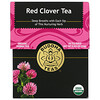 بودا تيز, Organic Herbal Tea, Red Clover, 18 Tea Bags, 0.83 oz (24 g)