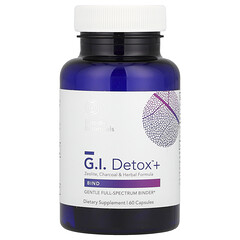 GI Detox™+, цеоліт із деревним вугіллям і рослинною добавкою, 60 капсул
