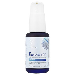Biocidin Botanicals, Biocidin® LSF, széles spektrumú liposzóma formula, 1,7 fl oz (50 ml)