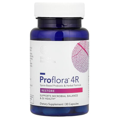 Product Image for Biocidin Botanicals, Proflora 4R, Spore-Based Probiotic & Herbal Formula, 30 Capsules