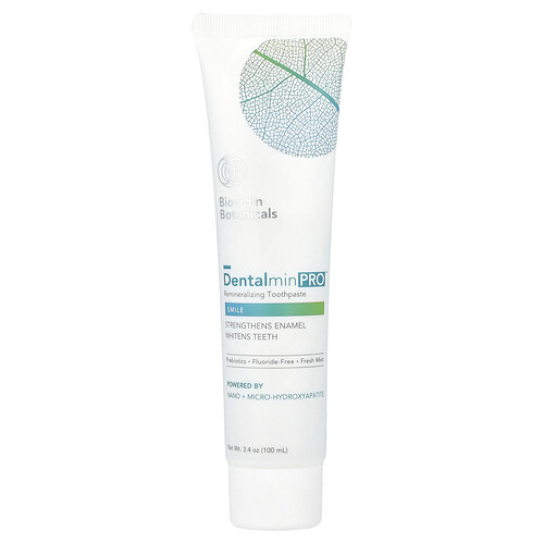 Biocidin Botanicals Dentalmin Pro™, Remineralizing Toothpaste, Fresh Mint, 3.4 oz (100 ml)