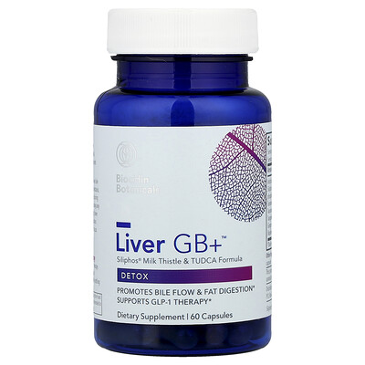 Product Image for Biocidin Botanicals, Liver GB+ , Detox, 60 Capsules