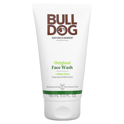 Bulldog Skincare For Men Original Face Wash + Aloe Vera 5 fl oz (150 ml)