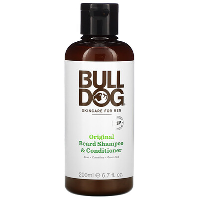 Купить Bulldog Skincare For Men оригинальный шампунь и кондиционер для бороды, для мужчин, 200 мл (6, 7 жидк. унций)