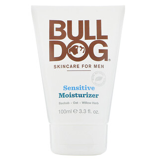 Bulldog Skincare For Men, Moisturizer, Sensitive , 3.3 fl oz (100 ml)