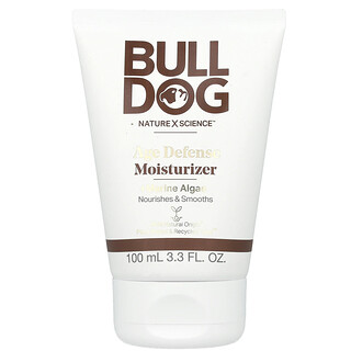 Bulldog Skincare For Men, Age Defense hidratáló krém, 3,3 fl uncia (100 ml)
